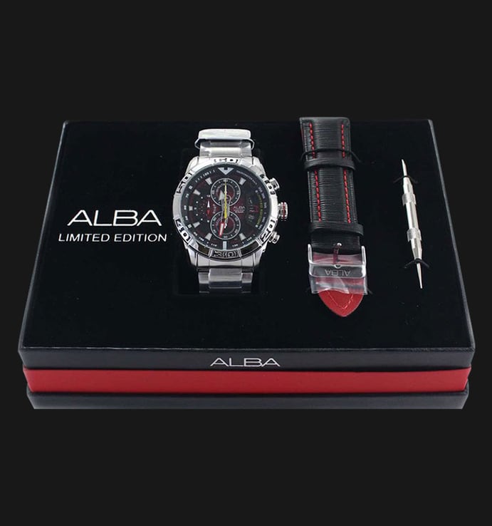 Alba AV6061 Men Chronograph with Extra Leather Strap Limited Edition