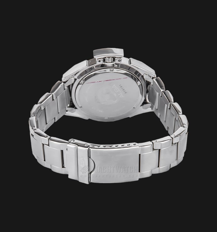 Alba AXHG23X1 Man White Dial Stainless Steel Watch