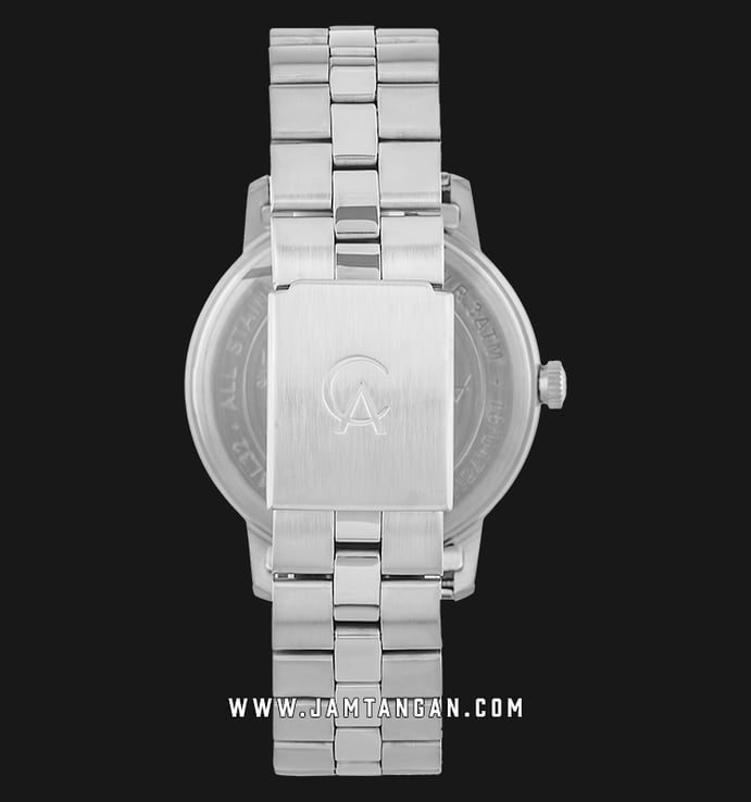 Alexandre Christie Primo Steel AC 1007 MD BSSSL Men White Dial Stainless Steel Strap