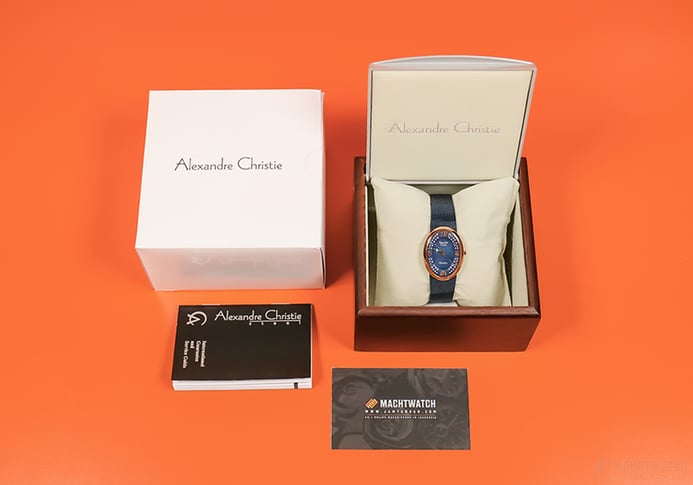 Alexandre Christie AC 2280 LH BURBU Ladies Mother of Pearl Dial Stainless Steel
