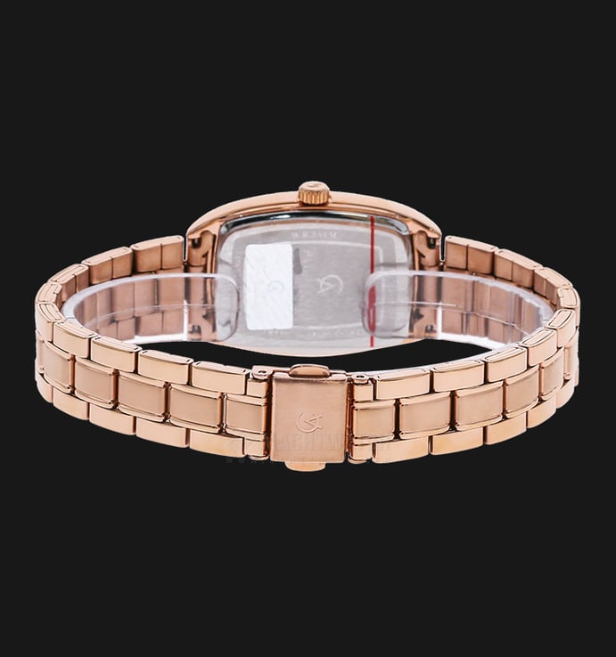 Alexandre Christie Passion AC 2455 LD BRGLN Rose Gold Dial Rose Gold Stainless Steel Strap