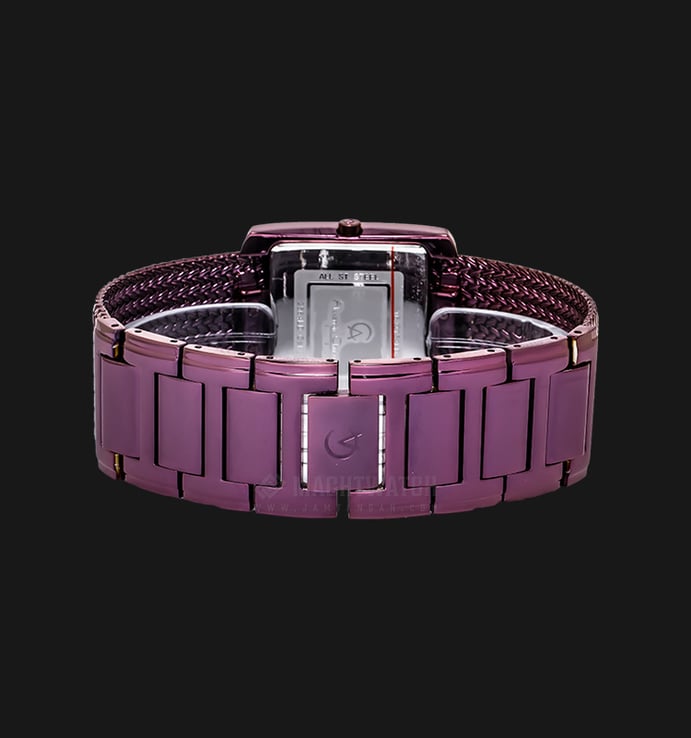 Alexandre Christie AC 2564 LD BBNBO Ladies Brown Dial Purple-tone Stainless Steel