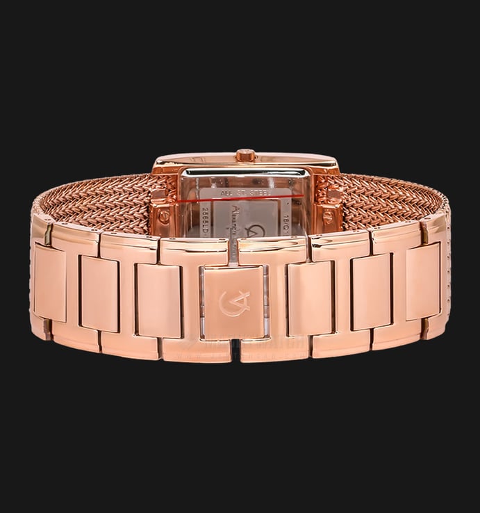 Alexandre Christie AC 2565 LD BRGLN Ladies Rose Gold Dial Rose Gold Stainless Steel