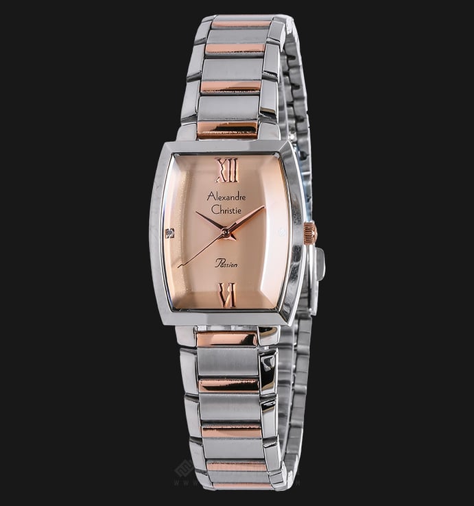 Alexandre Christie AC 2617 LH BTRRG Ladies Rose Gold Dial Stainless Steel