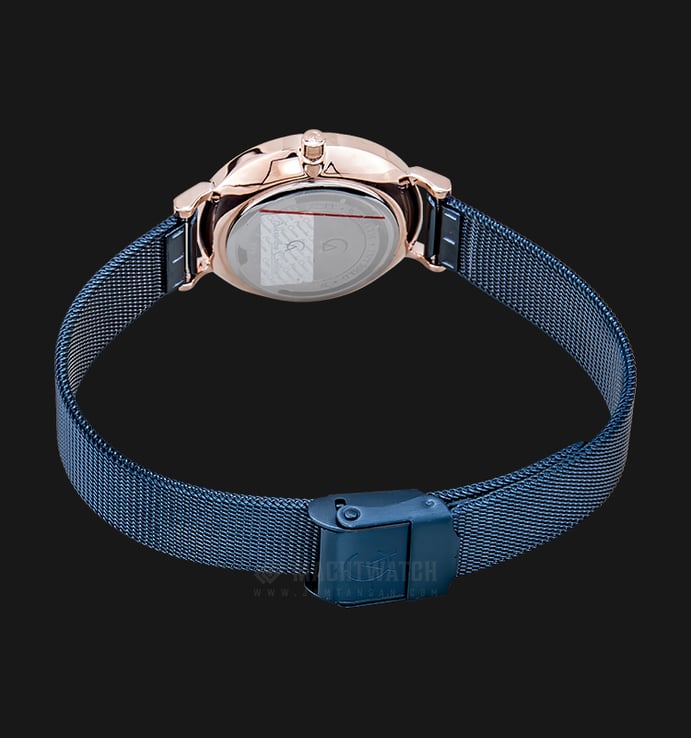 Alexandre Christie Tranquility AC 2637 LD BURBU Ladies Blue Dial Blue Stainless Steel Strap