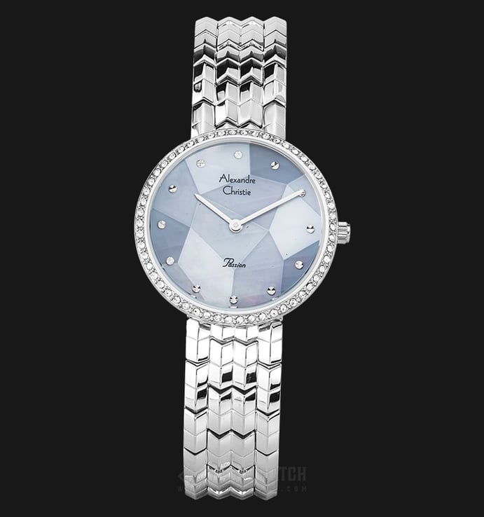 Alexandre Christie AC 2664 LH BSSGR Ladies Dual Color Dial Stainless Steel Strap