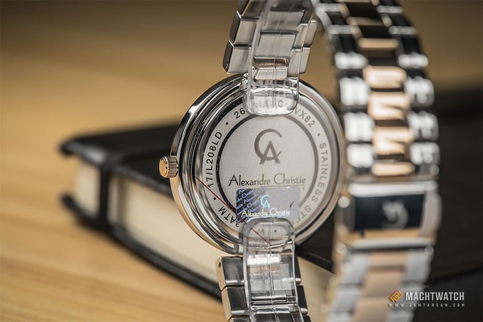 Alexandre Christie AC 2679 LD BTCSL Ladies Mother Of Pearl Dial Dual Tone Stainless Steel 