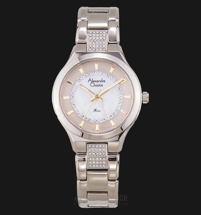 Alexandre Christie Passion AC 2681 LH BCGCN Ladies Mother of Pearl Dial Stainless Steel