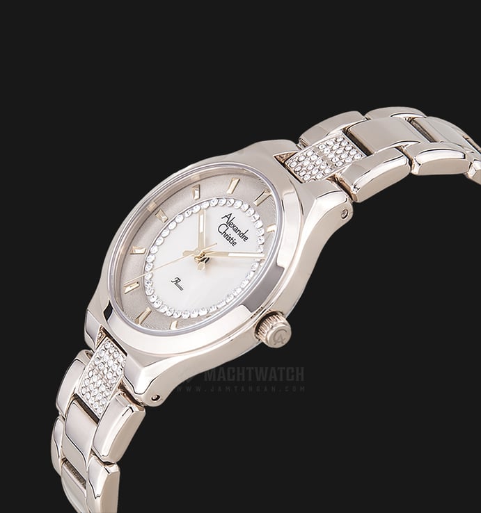 Alexandre Christie Passion AC 2681 LH BCGCN Ladies Mother of Pearl Dial Stainless Steel