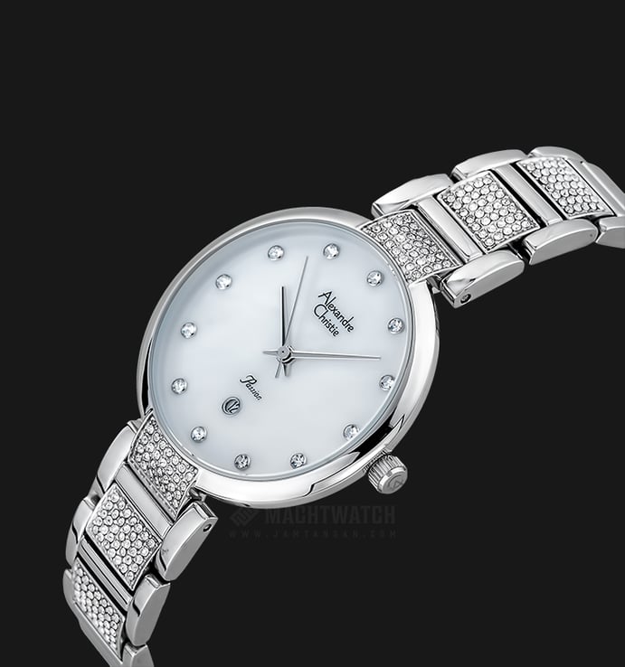 Alexandre Christie AC 2685 LD BSSMS Ladies Mother of Pearl Dial Stainless Steel