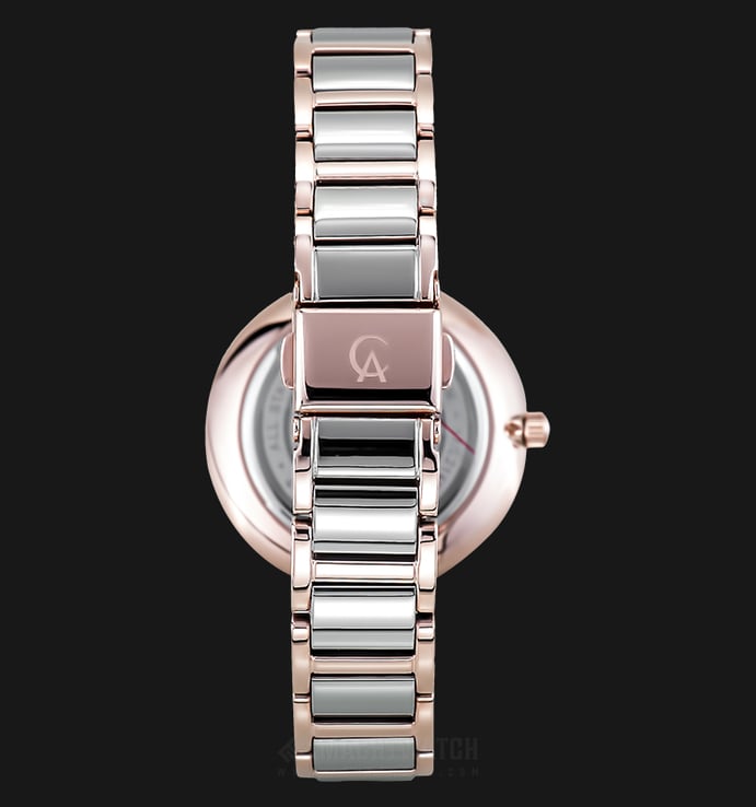 Alexandre Christie AC 2685 LD BTRMS Ladies Mother of Pearl Dial Dual Tone Stainless Steel