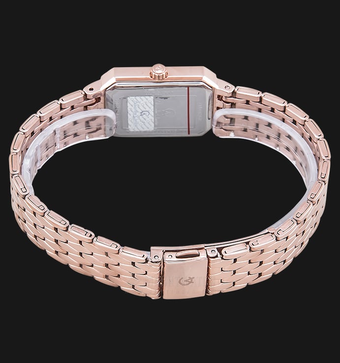 Alexandre Christie Passion AC 2701 LH BRGBA Ladies Grey Dial Rose Gold Stainless Steel Strap
