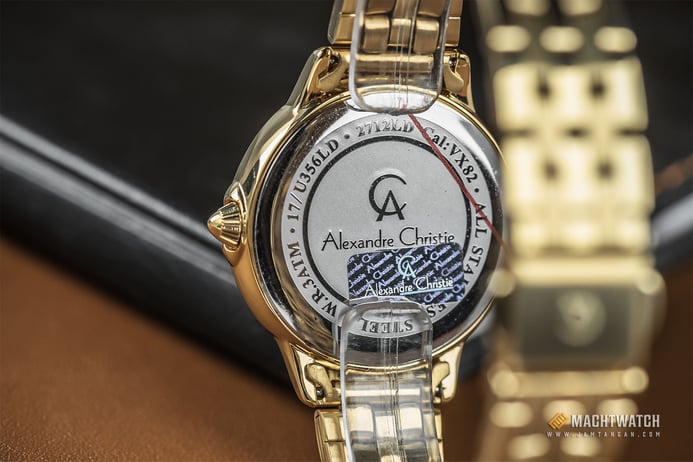 Alexandre Christie AC 2712 LD BGPMS Ladies Mother of Pearl Dial Gold Stainless Steel 