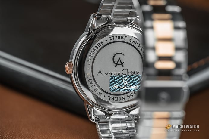Alexandre Christie AC 2720 BF BTRMS Ladies Mother Of Pearl Dial Dual Tone Stainless Steel 