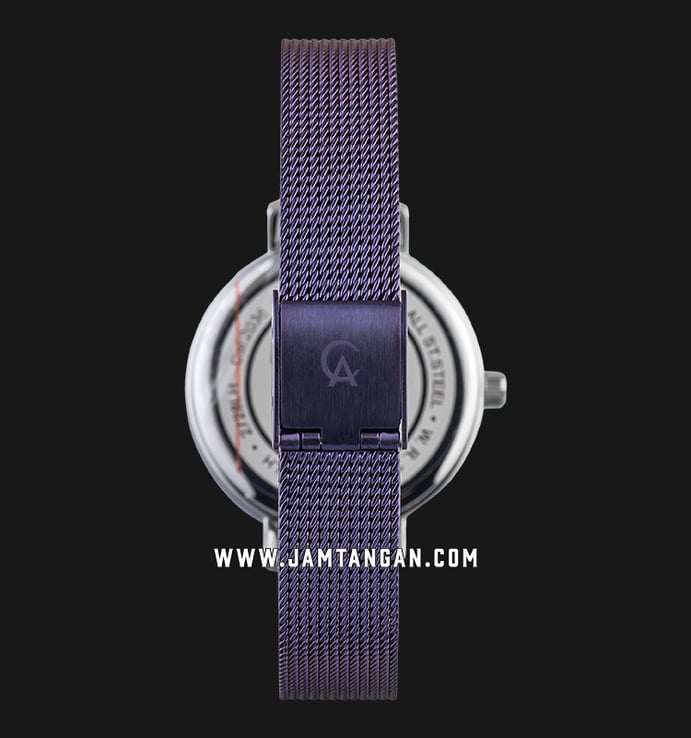 Alexandre Christie AC 2728 LH BTLPU Ladies Purple Motif Dial Purple Stainless Steel Strap