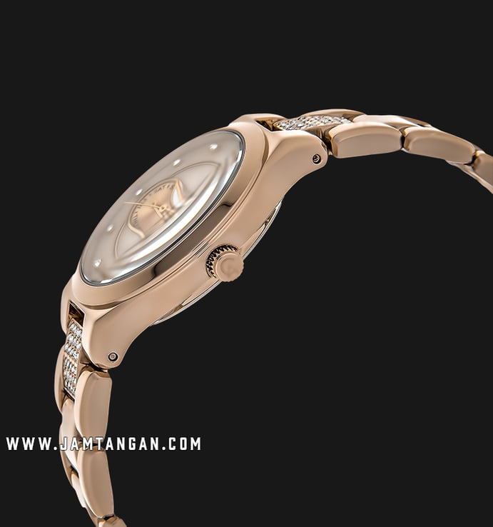 Alexandre Christie AC 2731 BF BRGMS Ladies Mother of Pearl Dial Rose Gold Stainless Steel