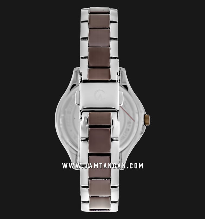 Alexandre Christie AC 2741 BF BTNBO Ladies Brown Dial Dual Tone Stainless Steel