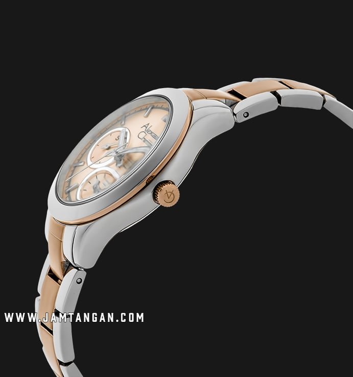 Alexandre Christie AC 2741 BF BTRRG Ladies Rose Gold Dial Dual Tone Stainless Steel