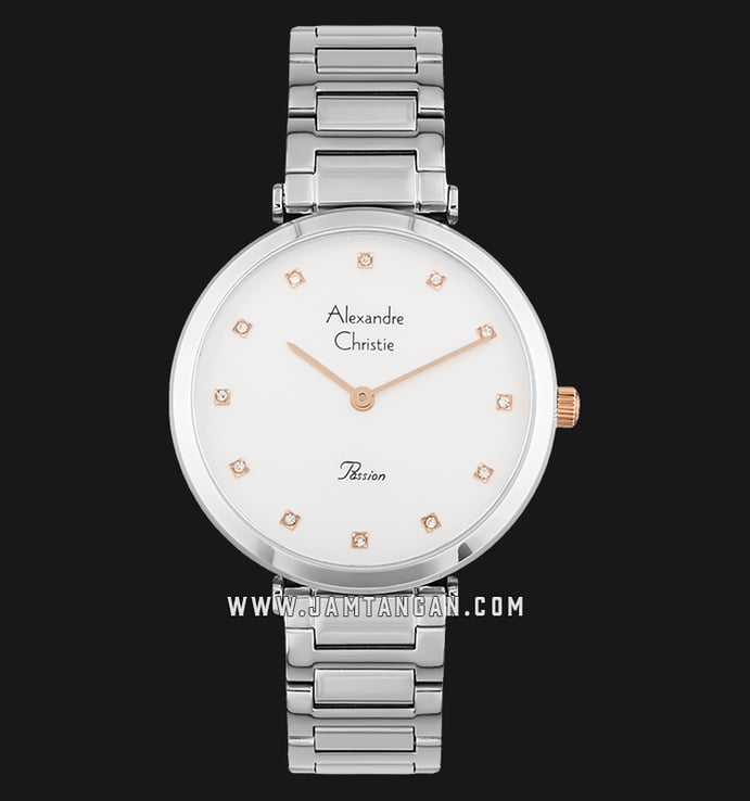 Alexandre Christie AC 2746 LH BSSSL Ladies Silver Dial Stainless Steel
