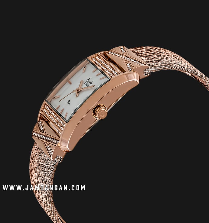 Alexandre Christie AC 2748 LH BRGSL Ladies Mother of Pearl Dial Rose Gold Stainless Steel