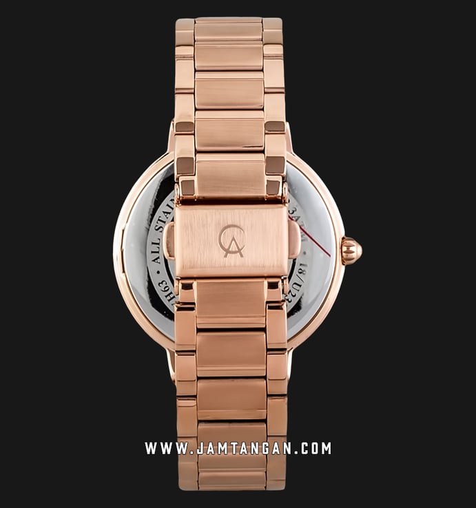 Alexandre Christie AC 2766 BF BRGMD Ladies Silver Dial Rose Gold Stainless Steel