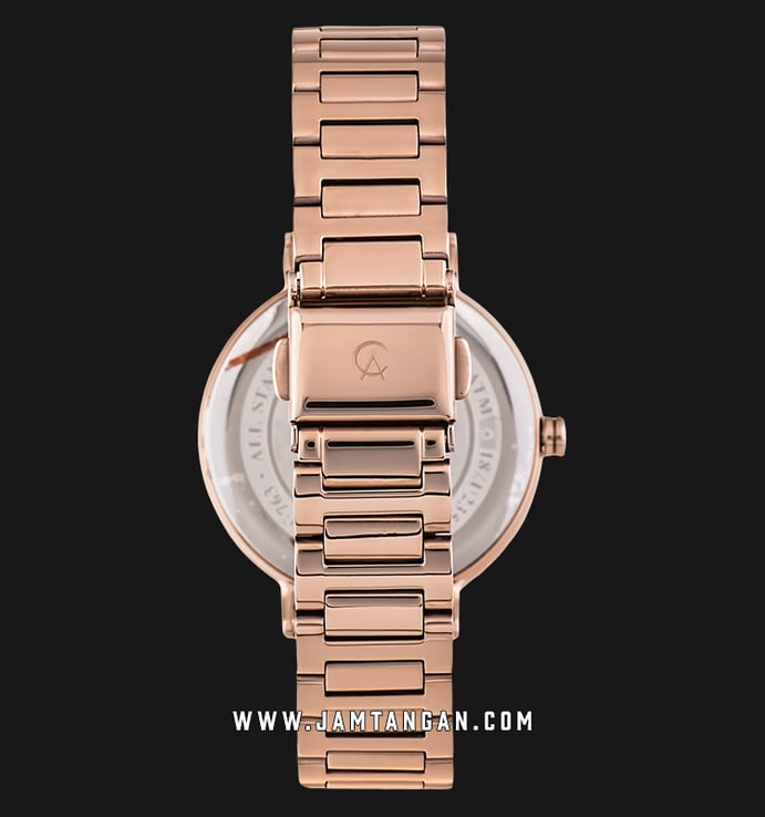 Alexandre Christie Passion AC 2769 LH BRGRG Ladies Rose Gold Dial Rose Gold Stainless Steel Strap