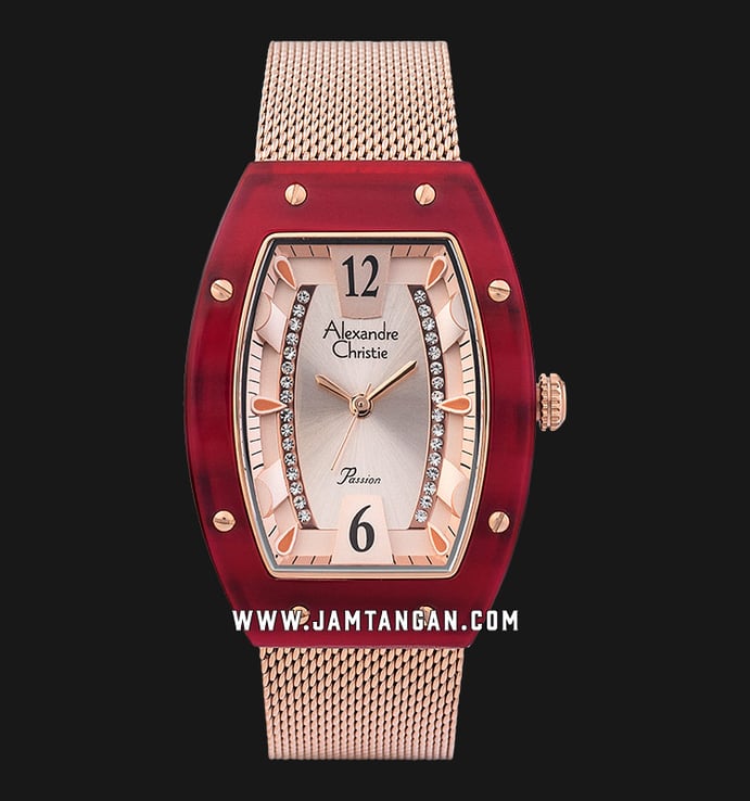 Alexandre Christie Passion AC 2778 LH BRGRG Ladies Rose Gold Dial Rose Gold Stainless Steel