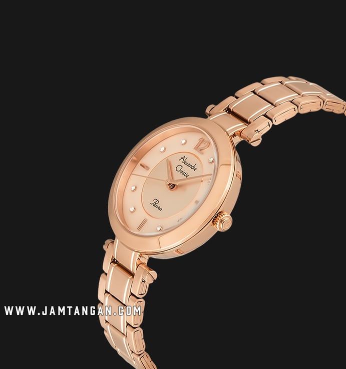 Alexandre Christie AC 2783 LH BRGMD Ladies Mother of Pearl Dial Rose Gold Stainless Steel
