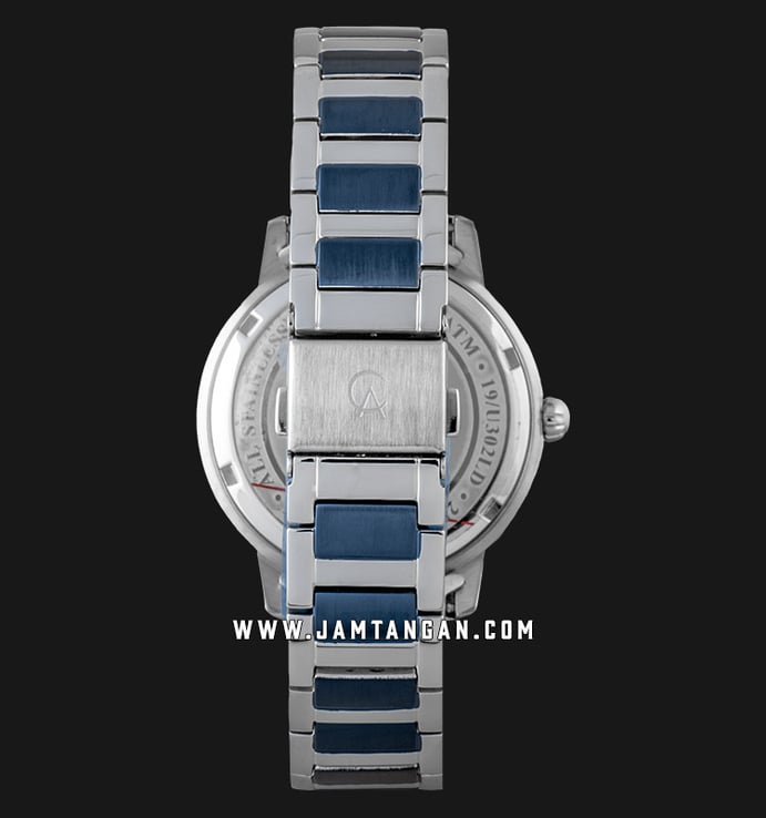 Alexandre Christie Passion AC 2846 LD BTUBU Ladies Blue Dial Dual Tone Stainless Steel