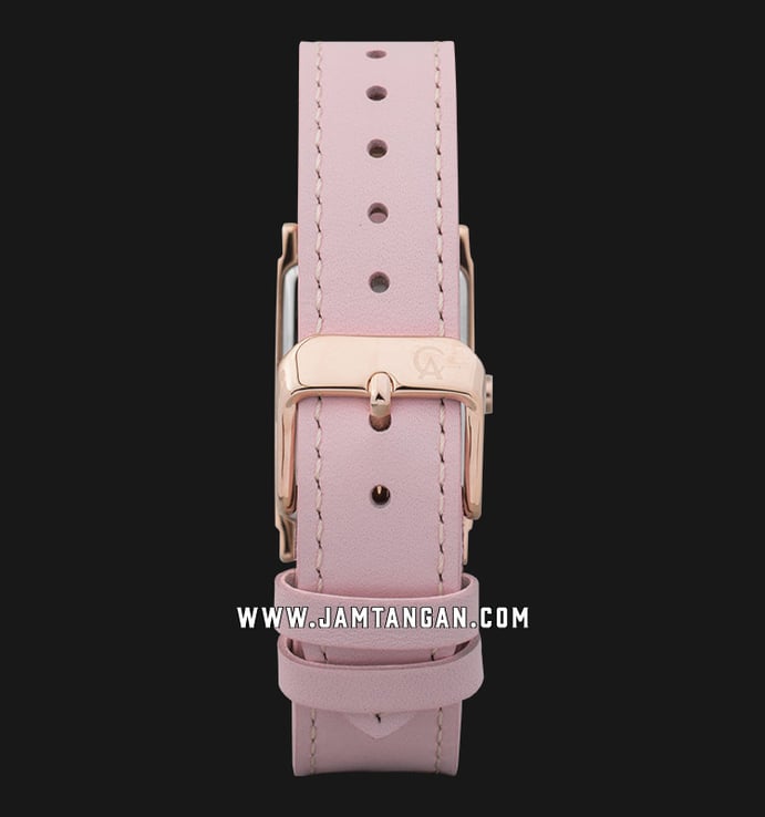 Alexandre Christie AC 2A05 LH LRGPN Ladies Light Pink Dial Pink Leather Strap