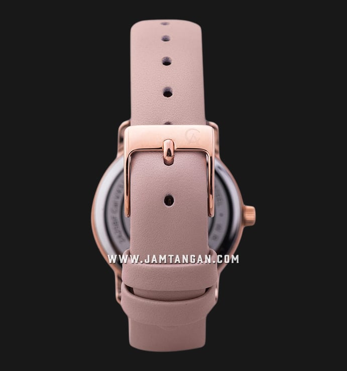 Alexandre Christie Passion AC 2A25 BF LRGLNPN Ladies Rose Gold Dial Leather Strap
