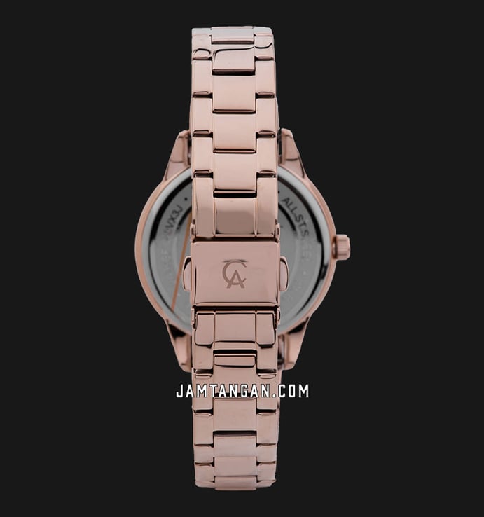Alexandre Christie Passion AC 2A39 BF BRGBO Brown Dial Rose Gold Stainless Steel Strap