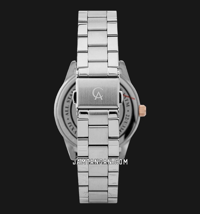 Alexandre Christie AC 2A46 BF BSSSLRG Ladies Silver Dial Stainless Steel Strap