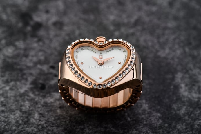 Alexandre Christie Ring AC 2B05 LH BRGSL Siver Dial Rose Gold Stainless Steel Strap