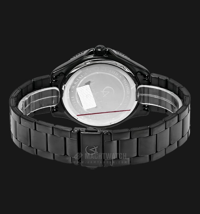 Alexandre Christie AC 5011 BIPBA Couple Black Dial Black Stainless Steel Strap
