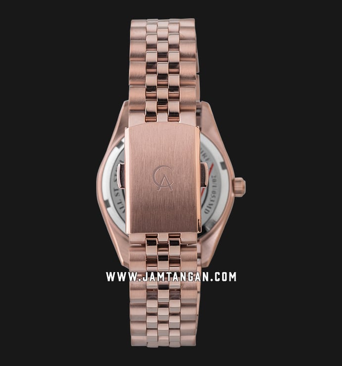 Alexandre Christie Classic Steel AC 5013 LD BRGLN Ladies Rose Gold Dial Rose Gold St Steel Strap