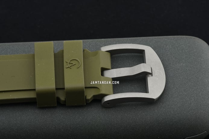 Alexandre Christie Special Edition AC 6295 MP RTPBAGN Automatic Titanium Green Rubber Strap
