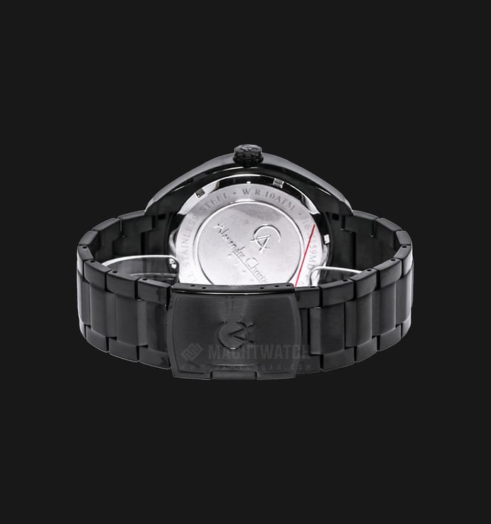 Alexandre Christie AC 6436 MD BIPBA Black Dial Stainless Steel