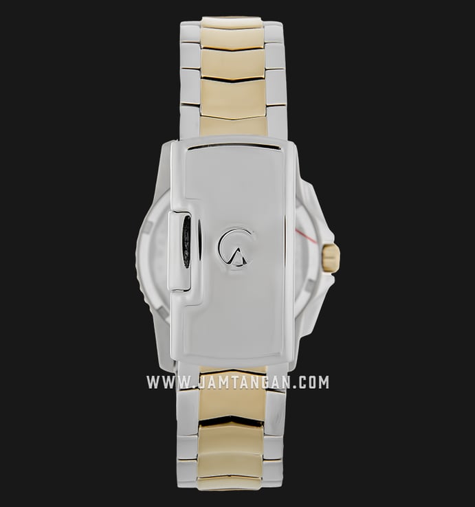 Alexandre Christie Multifunction AC 6455 BF BTGSL Ladies Silver Dial Dual Tone Stainless Steel Strap