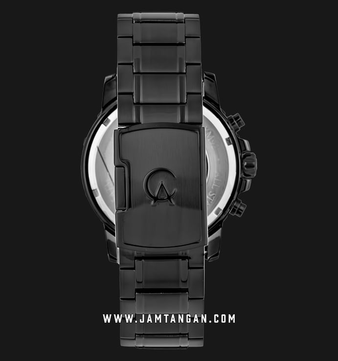 Alexandre Christie Chronograph AC 6473 MC BIPBA Black Dial Black Stainless Steel Strap