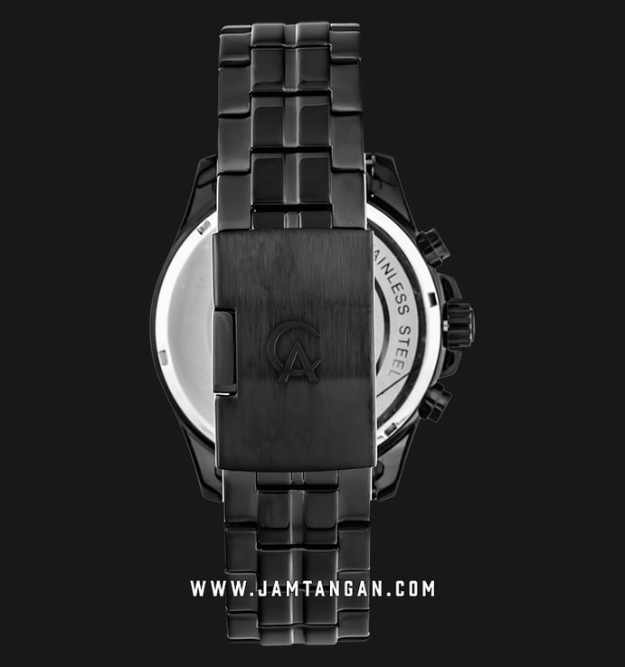 Alexandre Christie AC 6496 MC BIPBA Chronograph Man Black Dial Black Stainless Steel