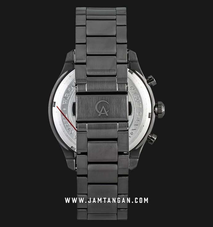 Alexandre Christie AC 6513 MF BIGBA Sport Chronograph Men Black Dial Black Stainless Steel Strap
