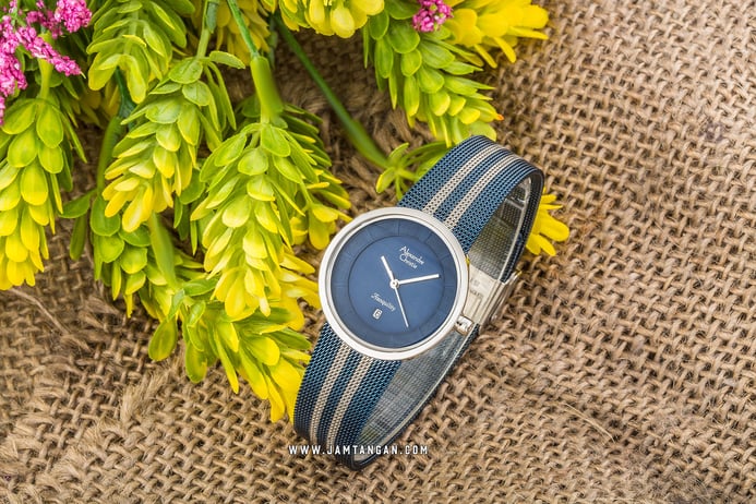 Alexandre Christie AC 8334 BTUBU Tranquility Couple Blue Dial Dual Tone Stainless Steel