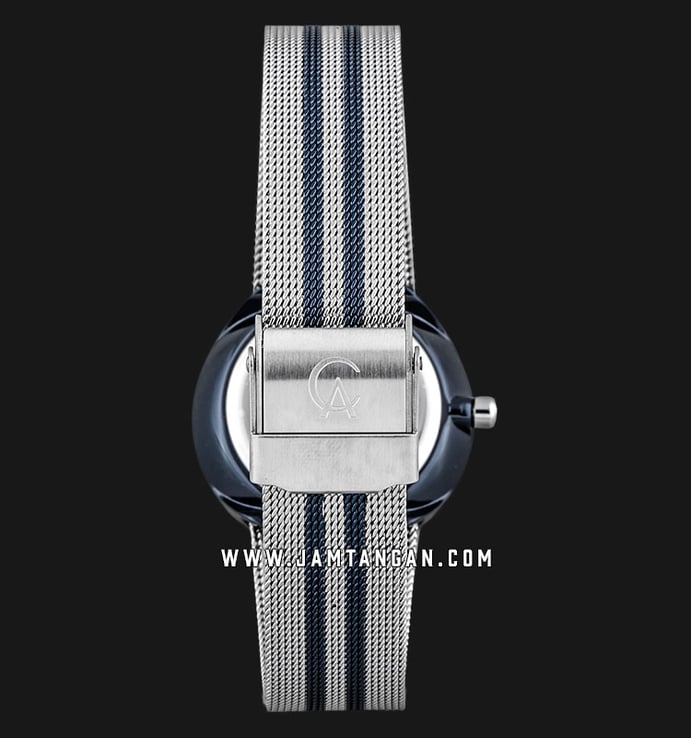 Alexandre Christie AC 8334 LD BTUSL Silver Dial Dual Tone Stainless Steel