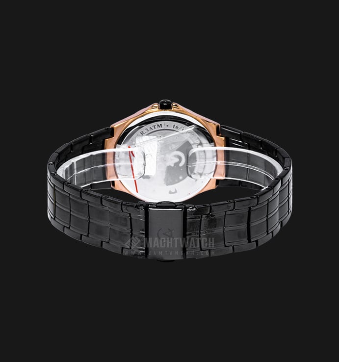 Alexandre Christie AC 8507 LD BBRBA Ladies Classic Black Dial Stainless Steel Watch