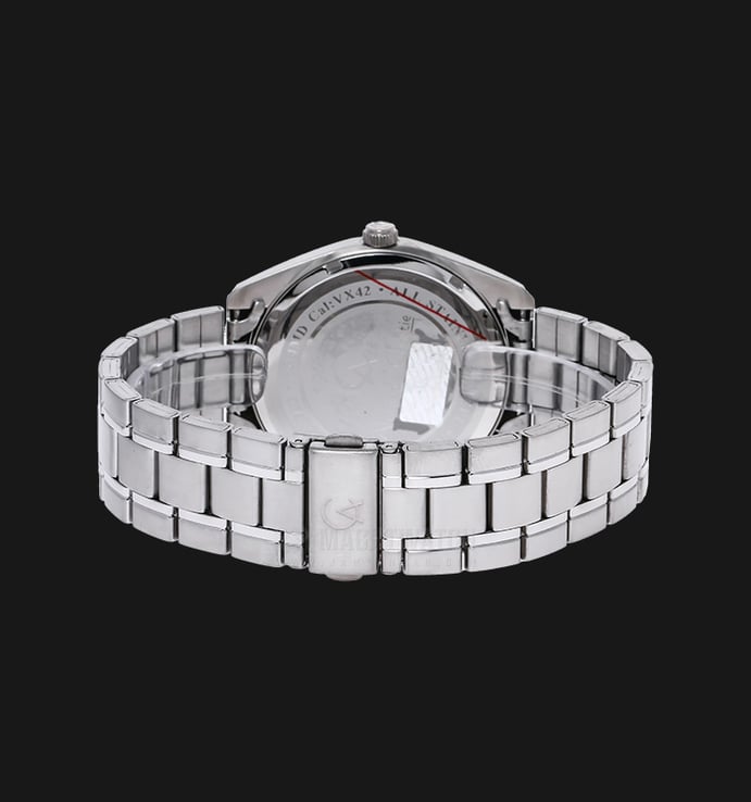 Alexandre Christie Classic Steel AC 8514 MD BSSSLRG Silver Dial Stainless Steel Strap