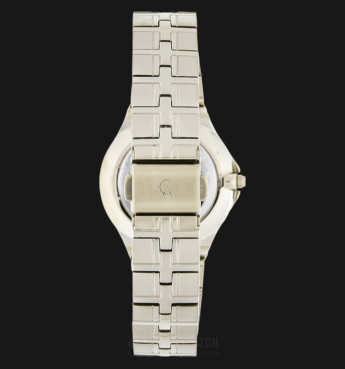 Alexandre Christie AC 8541 LD BCGCN Ladies Silver Dial Light Gold Stainless Steel