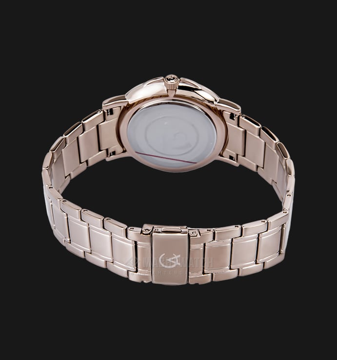 Alexandre Christie AC 8545 BCGCN Couple Taupe Sunray Dial Taupe Stainless Steel Strap