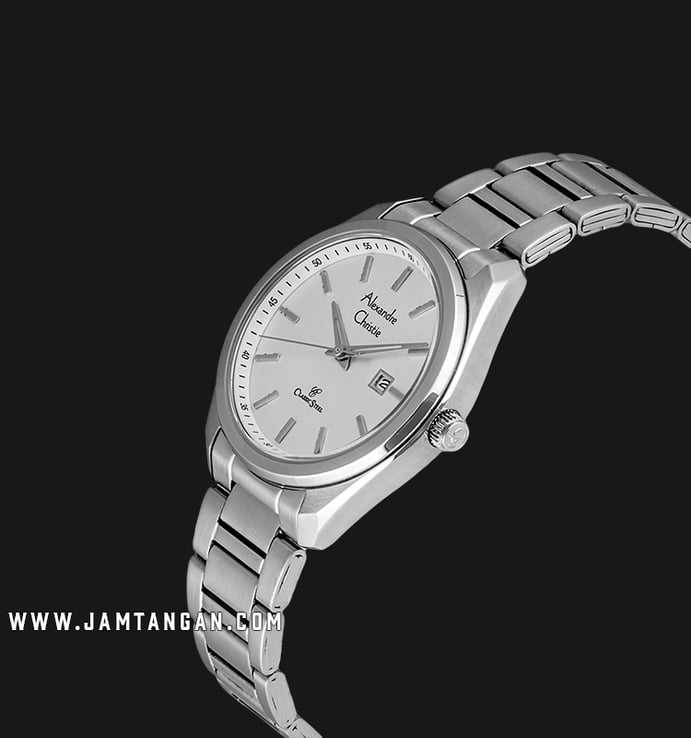 Alexandre Christie AC 8591 LD BSSSL Ladies White Dial Stainless Steel