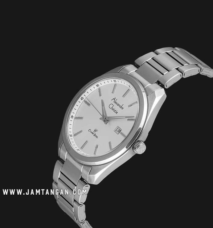 Alexandre Christie AC 8591 MD BSSSL Man White Dial Stainless Steel